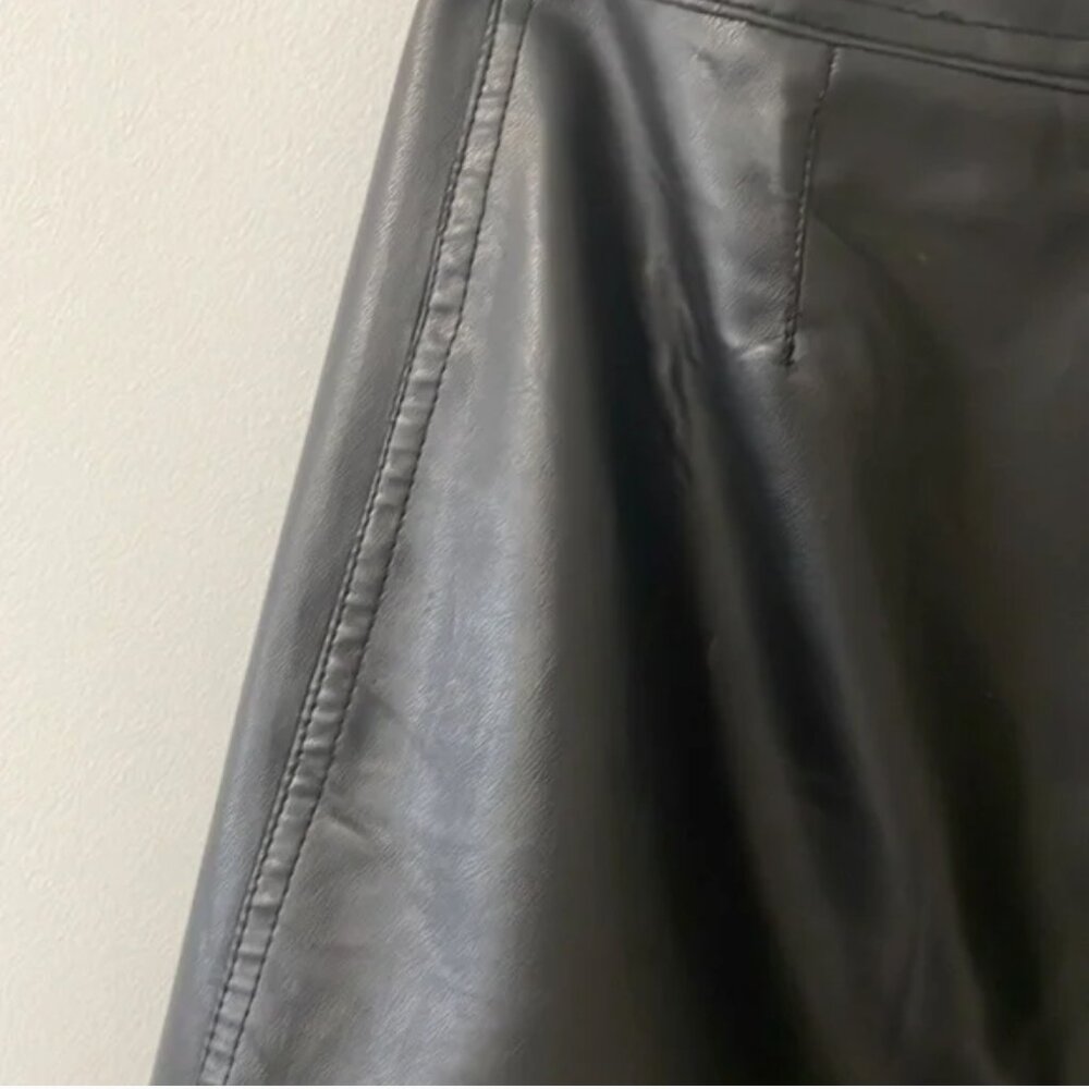 Vegan Leather Mini Skirt - Picture 10 of 14